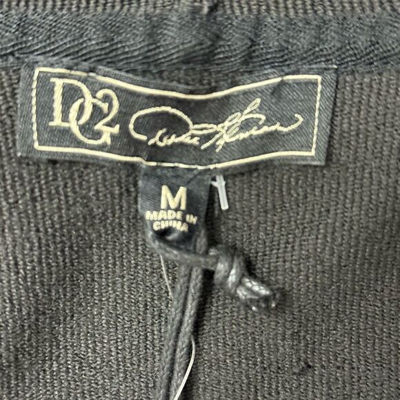 New With Tags DG2 Diane Gilman Downtime Knit Flex FlutterBack Hoodie/Jacket Med - Picture 5 of 9